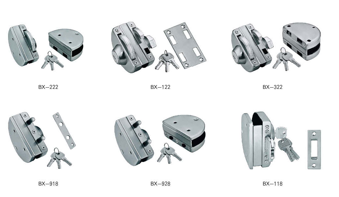 玻璃门锁
